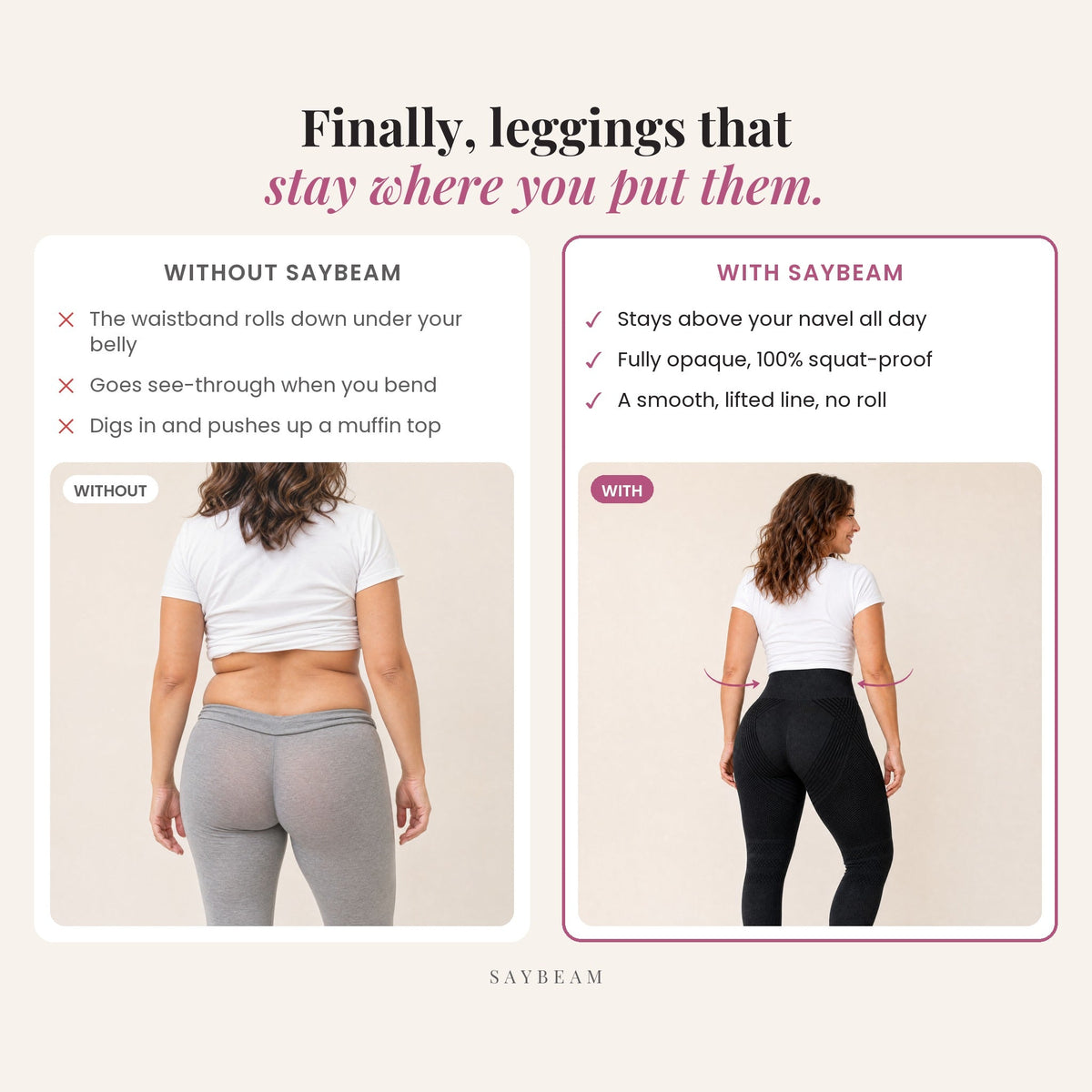 Sculpt Leggings · Stay-Up